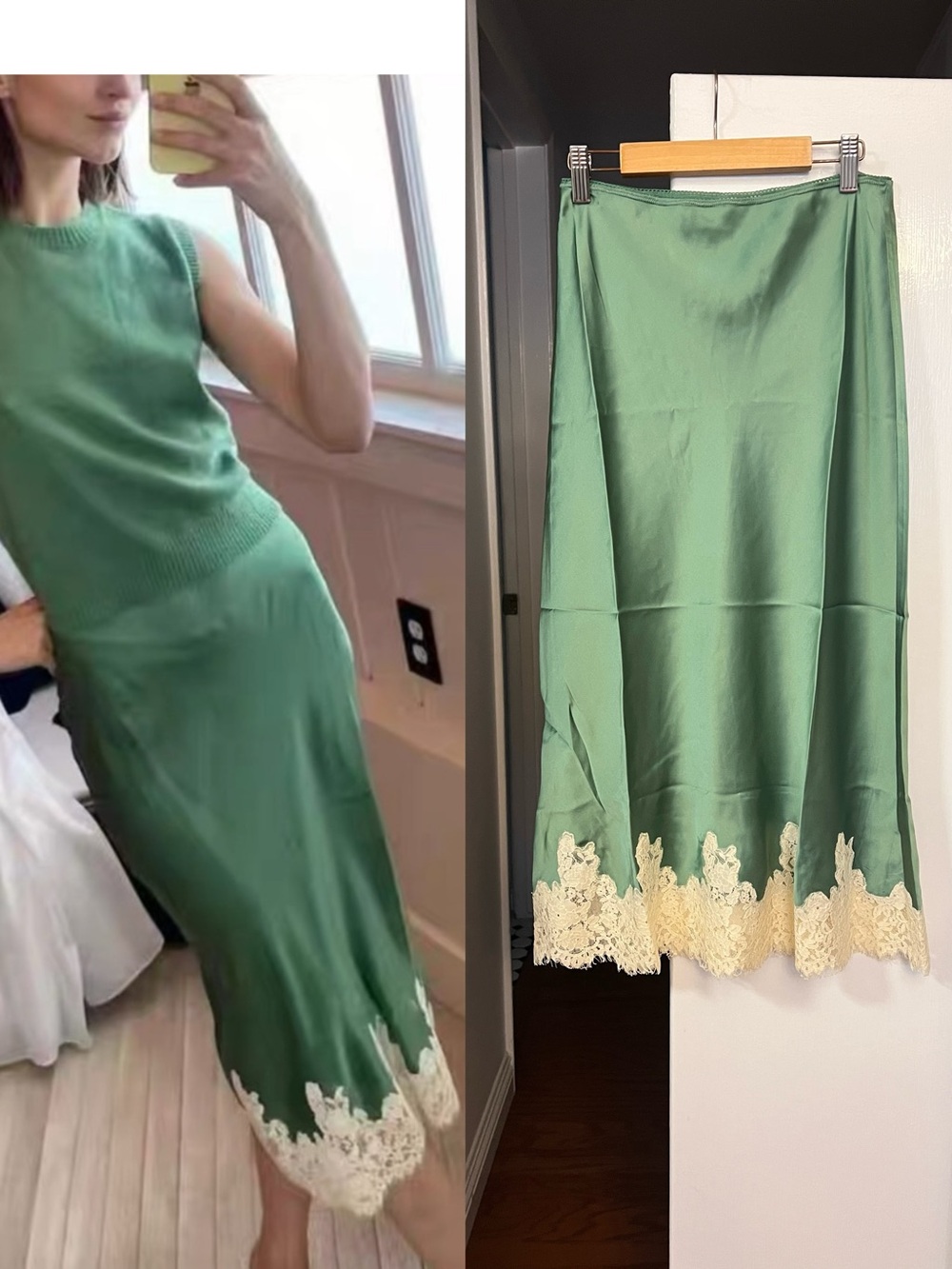 DÔEN Elowena Slip Midi-Skirt M